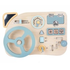 Placa senzoriala activitati, Busy Board cu volan, 7Toys