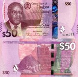 Belize (p#NOU) 50 Dollars 2025 UNC &#039;Goldson&#039; Puse &icirc;n circulație pe 4 August 2025;