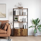 VidaXL Raft pentru cărți Lemn vechi 80 x 30 x 155.5 cm Lemn compozit