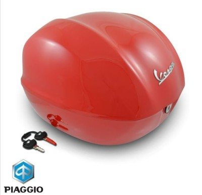 Cutie bagaj originala Vespa Primavera (13-) - Sprint (14-) 50-125-150cc &amp;ndash; culoare: rosu (red &amp;ndash; Dragon 894) &amp;ndash; 32 Litri foto