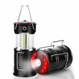 Lampa Turistica LED 3in1 extensibila 4 moduri ideala cort camping rulota pescuit, AVEX