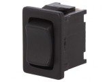 Comutator Basculează Negru 6A/250VAC IP40