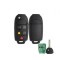 Cheie completa Topautochei&reg; pentru Volvo XC70 XC90 S60 S70 S80 V70, 5 butoane, 433 Mhz ID48