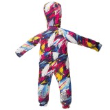 Cumpara ieftin Salopeta impermeabila pentru copii Kidscare, cu protectie la vant si apa cu imprimeu Graffiti - marime 116 for Your BabyKids