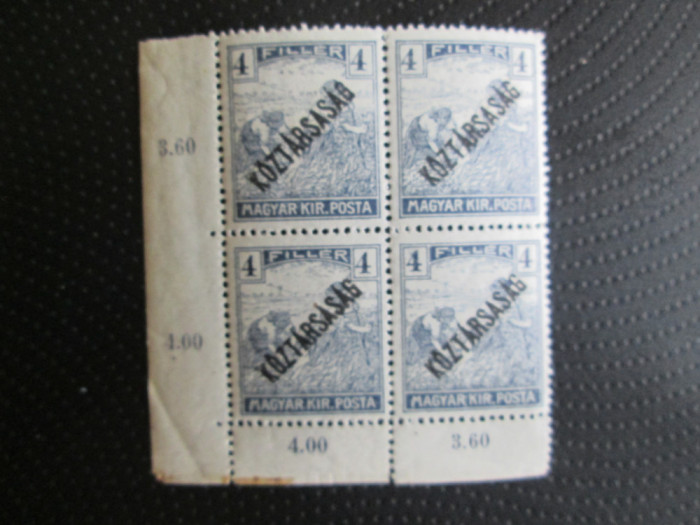 UNGARIA BLOC=MNH=22