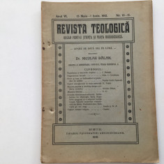 REVISTA TEOLOGICA -SIBIU 1912- nr.10-11 TEXTE DE PR.AUREL POPOVICI,NICOLAE BALAN