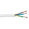 Cablu alimentare flexibil MYYM 3x1 mm, 100 m, manta PVC alba