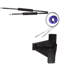 Kit reparatie macara usa Audi A3 (8p), 05.2003-04.2008, spate, Dreapta, 5 usi