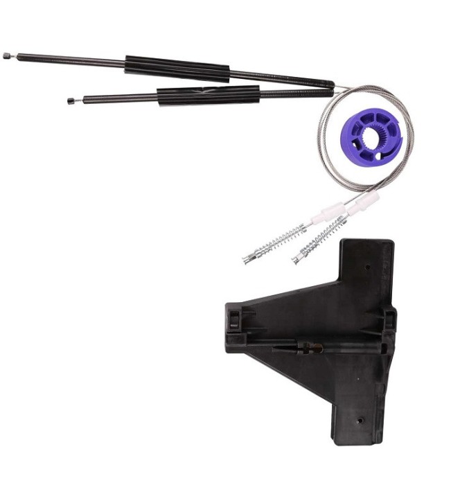 Kit reparatie macara usa Audi A3 (8P), 05.2003-04.2008, usa spate, partea Stanga, 5 usi