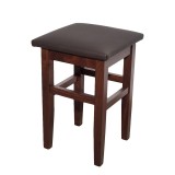 Taburete bucatarie, lemn masiv de fag, tapiterie piele ecologica, wenge