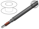 Cablu ALPHA WIRE Xtra Guard&reg; 1 3x22AWG PVC gri &icirc;nchis 300V 305m 1000ft