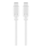 Cablu USB Type C Generatia 1 tata-tata 1m alb GOOBAY