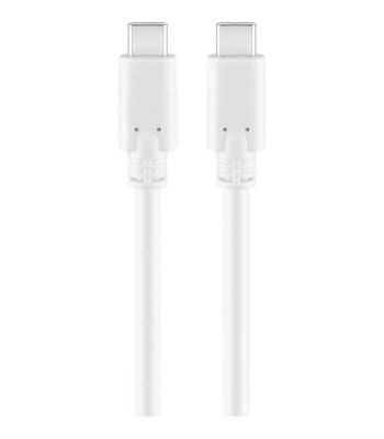Cablu USB Type C Generatia 1 tata-tata 1m alb GOOBAY foto