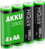 Acumulatori AA, 2800 mAh, Ni-Mh, ready to use, 4 buc / set-Hiquick