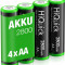 Acumulatori AA, 2800 mAh, Ni-Mh, ready to use, 4 buc / set-Hiquick