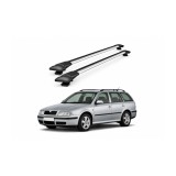 Bare portbagaj transversale auto aluminiu compatibile Skoda Octavia I (1U) Estate combi 1998-2004 80-84 cm Cod: KL2