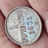 1 PFENNIG 1851 B patina frumoasa