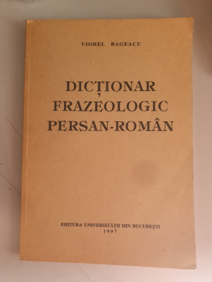 Viorel Bageacu - Dictionar frazeologic persan - roman foto