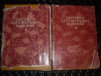 Istoria Literaturii Romane Vol 1-2 - Colectiv , 21153 foto