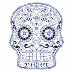 Sticker decorativ, Skull, 78 cm, 216STK-14