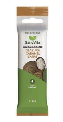 MINI RONDELE DIN OREZ CU GLAZURA CARAMEL SARAT 24GR foto