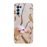 Husa compatibila cu Oppo A76 model Blooming flowers, Silicon, TPU, Viceversa, Transparent, Carcasa