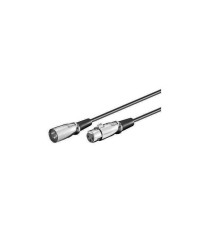 Cablu extensie XLR la XLR mama 2m Goobay foto