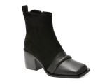 Ghete EPICA negre, EB929, din piele intoarsa