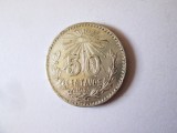 Mexic 50 Centavos 1945 argint in stare foarte buna la cel mai mic pret,diametrul:27 mm,greutate:8,35 grame