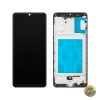 Display cu Touchscreen MP compatibil cu Samsung Galaxy A31 A315 cu Rama Negru