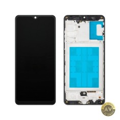 Display cu Touchscreen MP compatibil cu Samsung Galaxy A31 A315 cu Rama Negru