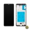 Display cu Touchscreen MP compatibil cu Samsung Galaxy A31 A315 cu Rama Negru