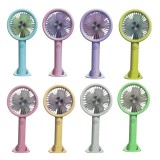 Ventilator portabil cu 3 viteze, incarcare USB, diverse culori