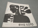 BROSURA/PLIANT EXPOZITIE GRAVURA EVA SUTO PETROSANI DEVA 1978