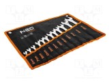 Set chei combinate NEO TOOLS 12 piese oțel crom-vanadium