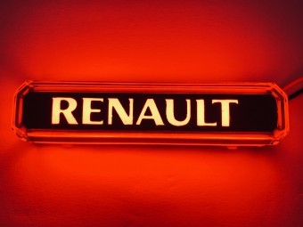 Lampa gabarit cu LOGO NEON Rosie FR0260 Renault foto