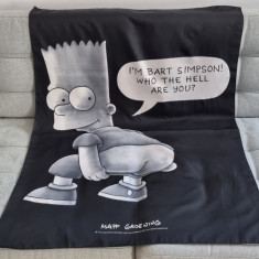 VECHI POSTER DIN MATERIAL TEXTIL, BART SIMPSON 1997