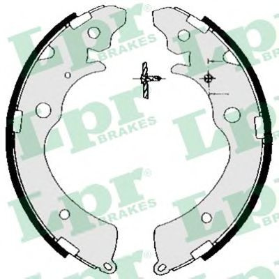 Set saboti frana HONDA CIVIC VII Hatchback (EU, EP, EV) (1999 - 2006) LPR 05690