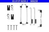Set accesorii sabot de frana Ford Focus I Motor 1.4, 1.4 16V, 1.6, 1.6 16V, 1.6 16V Flexifuel, 1.8, 1.8 16V, 1.8 16V BiFuel, 1.8 BiFuel, 1.8 DI /
