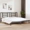 vidaXL Cadru de pat, gri, 200x200 cm, lemn masiv de pin 3104370