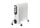 Calorifer electric cu ulei Adler AD7817, 11 elementi, termostat reglabil, alb