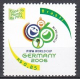 Brazilia 2006 - Cupa Mondială de Fotbal - Germania, MNH