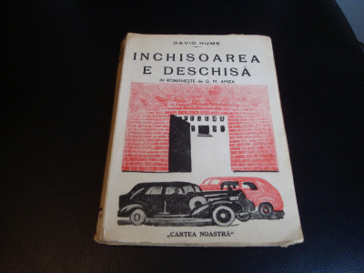 David Hume - Inchisoarea e deschisa - interbelica foto