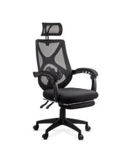 Scaun birou mesh OFF636, ergonomic, suport lombar, tetiera reglabila, mecanism asincron,100 kg