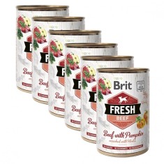 Can Brit Fresh Beef with Pumpkin 6 x 400 g foto