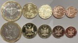 NAMIBIA █ SET COMPLET DE MONEDE █ 10+20+50 Cents + 1 + 5 Dollars █ 2025 █ UNC