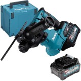 Makita HR010GD201 XGT - Rotopercutor SDS-Plus cu 2 acumulatori Li-Ion 40 V 2.5 Ah 2.1 J valiza speciala