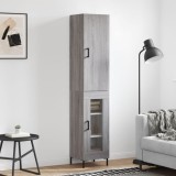 VidaXL Dulap &icirc;nalt, gri sonoma, 34,5x34x180 cm, lemn prelucrat