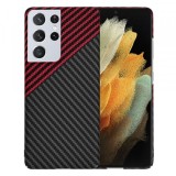 Husa pentru Samsung Galaxy S21 Ultra 5G G998, Techsuit, Carbonite FiberShell Vortex, Rosie