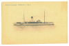 4917 - Ship, Pachebot &quot;Romania&quot; Romania - old postcard - unused, Necirculata, Printata